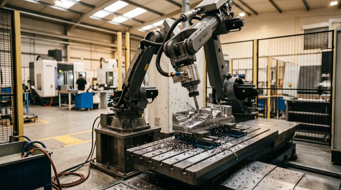 Precision industrial machinery in operation