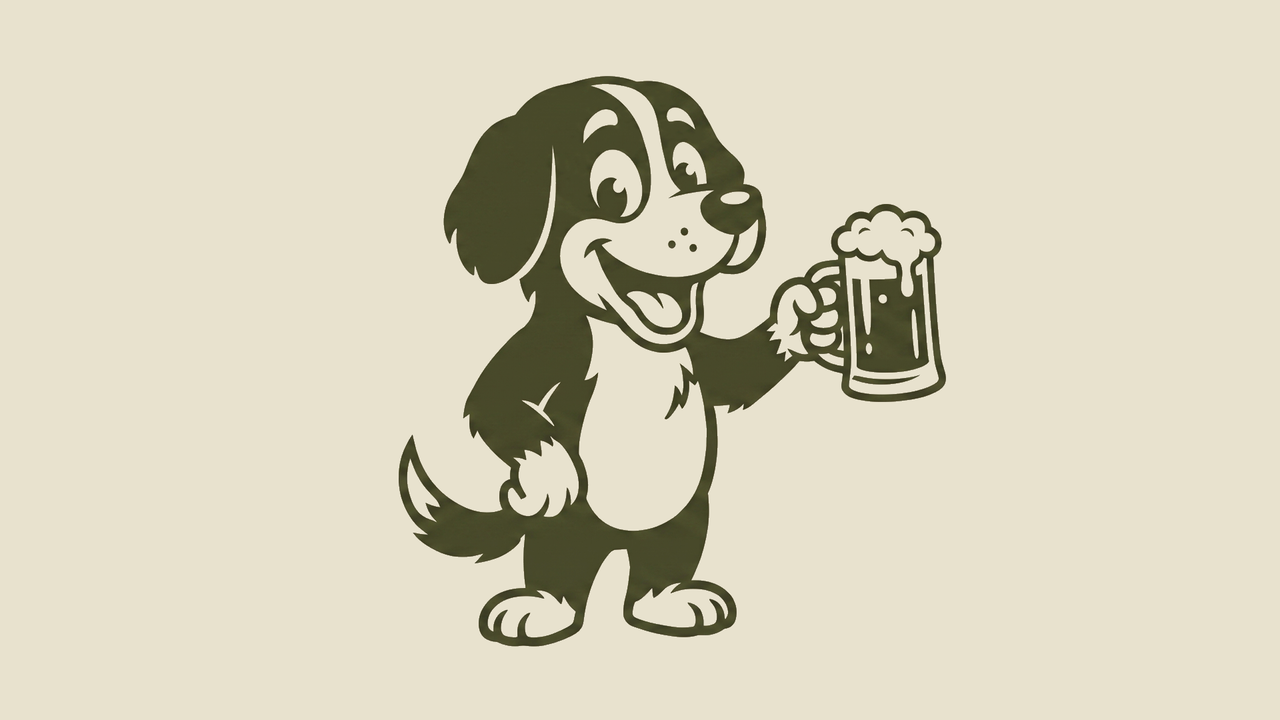 Alcoholic Beverage — Rough Works mascot